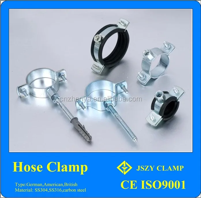 China wholesale aliexpress sping clamp/all types/rubber coated pipe clamps
