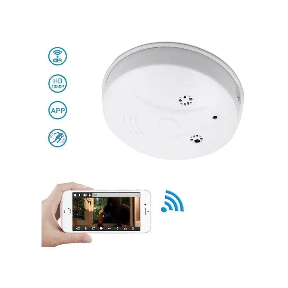1080P video Audio TF Card Slot Indoor Use Wireless Smart Phone View Fisheye Network  Hidden 360 Wifi Camera IP