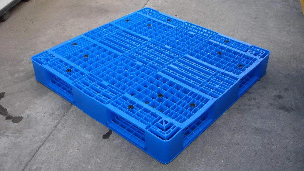 Light weight stacked open deck double face Heavy Load Capacity HDPE Floor Stacking Use plastic pallet