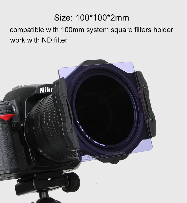 Kase 100X100MM Light Pollution Filter Neutral Night Filter Square Filter For Night Photography