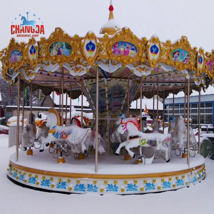 
Changda Rides !!! Fairground Kids Mini Merry Go Round Carousel for Sale 