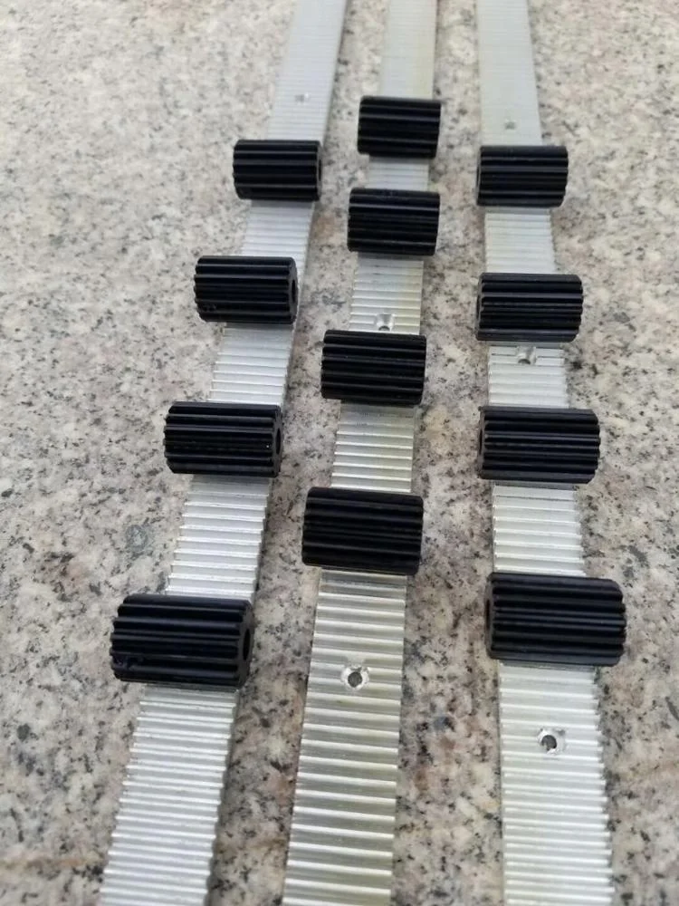 20 years factory manufacture special nylon and aluminium gear rack