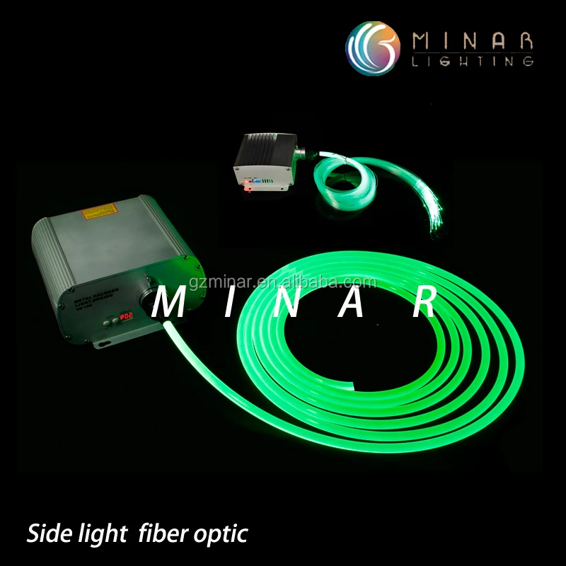 new products outdoor Side glow fiber optic rope light