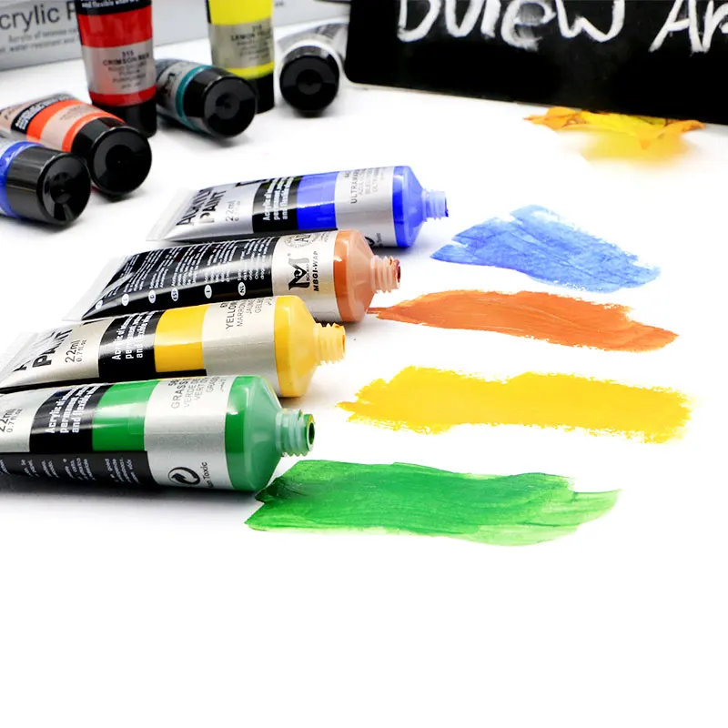 22 мл 6 видов цветов Профессиональная Акриловая картина набор цветов «сделай сам»