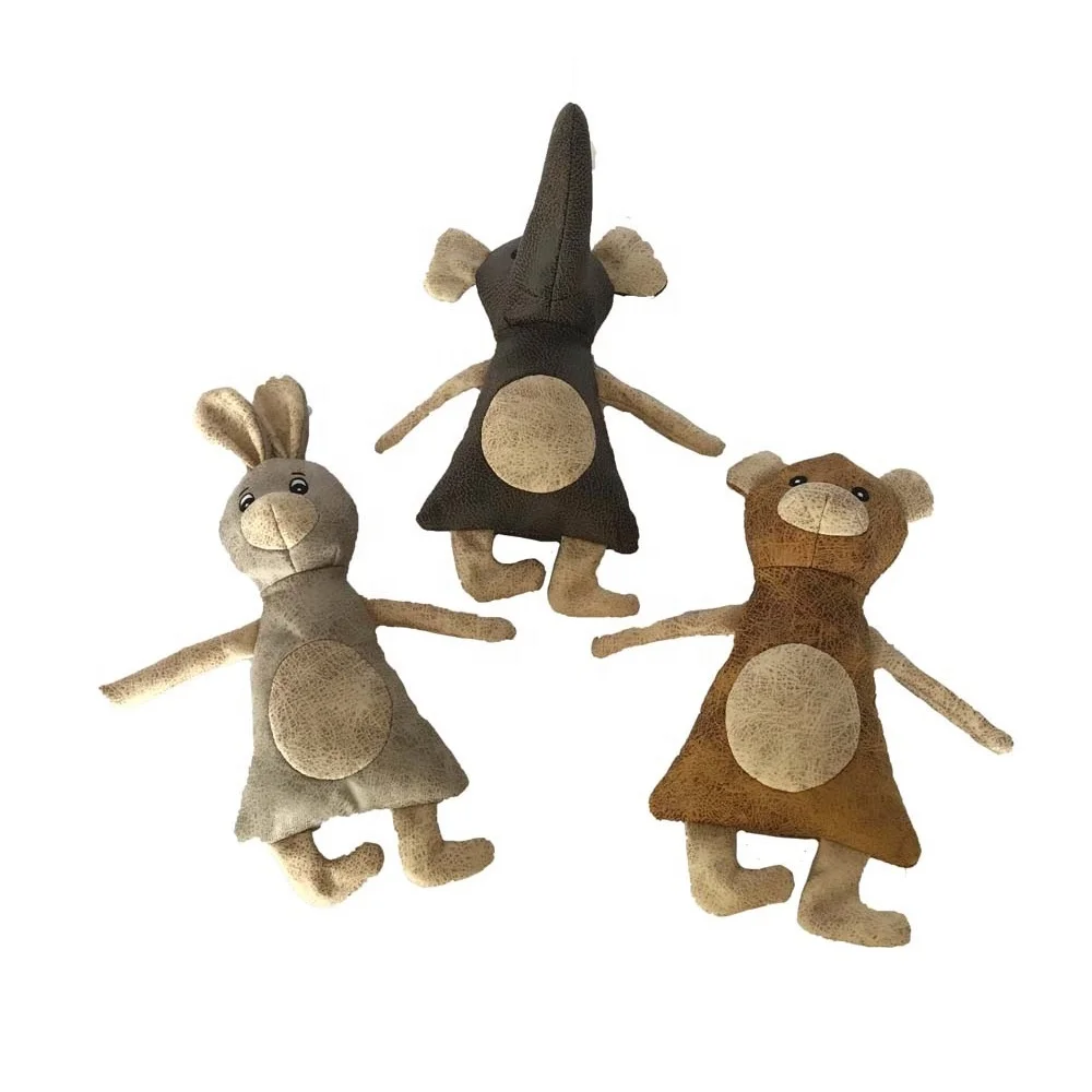 
Wholesale Suppliers Durable Suede Rabbit Squeaky Pet Dog Chew Toy 