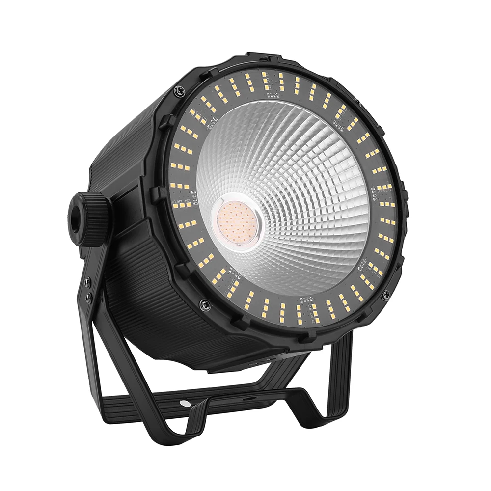 TV station application silent  COB 150W  RGB 3in1 LED  strobe  stage par light