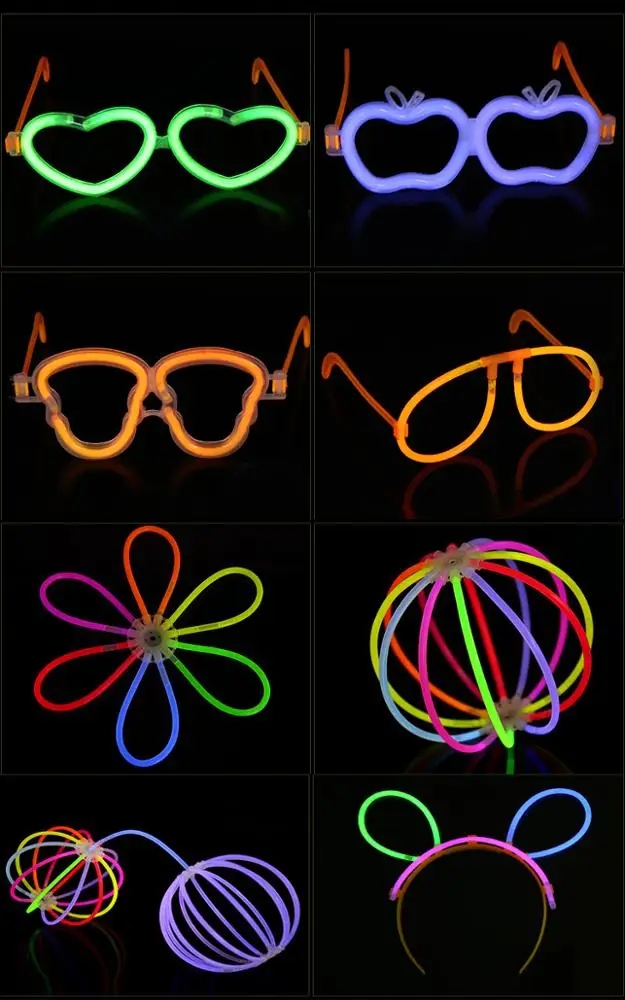 
party supplies 8 hours new product Christmas glow sticks 