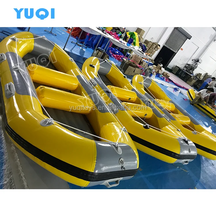 Cheap PVC Portable Fishing Rigid Inflatable Boat for sale