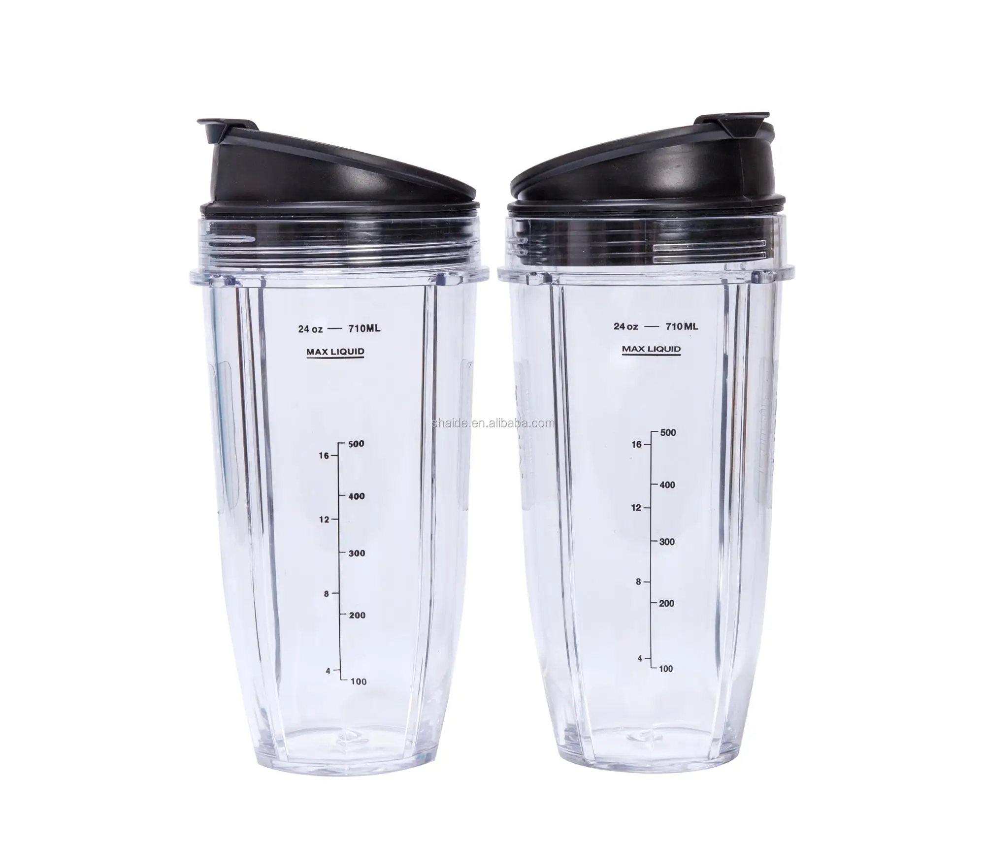 Две чашки 24 унции с двумя крышками Sip & Seal, чашки для блендера
