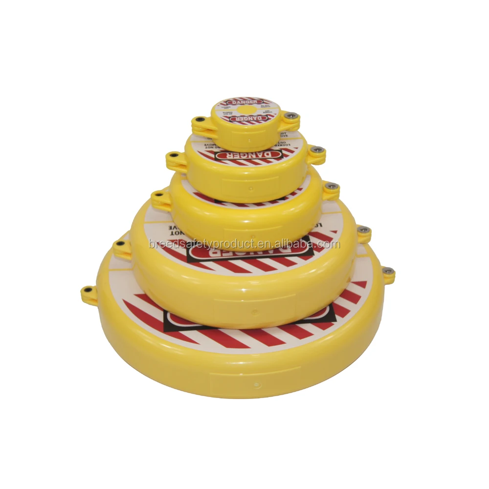 BREED Safety Yellow Gate Valve Lockout LOTO Lock Device F15