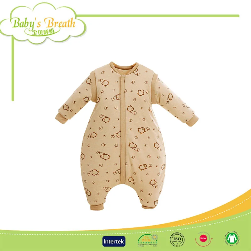 BSB94 антибактериальный печатных плюс размер ребенка органический хлопок спальный мешок оптовая