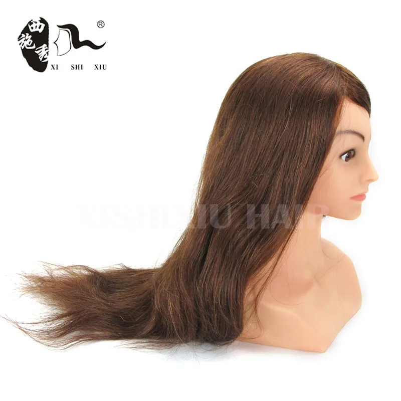 Wholesale Price Hairdressing Training High Quality 100% Human Hair Mannequin Head For Hairdresser training