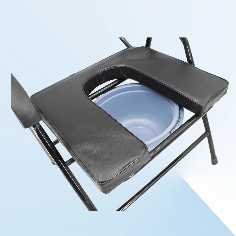 China Hot Sale Hospital Folding Walker Commode Chair Price/Potty Chair Adult/ Toilet Chair For Elderly/Disabled