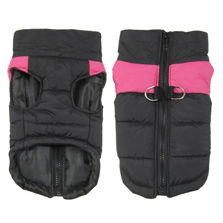 Cold weather black dog clothes cat costume big in winter