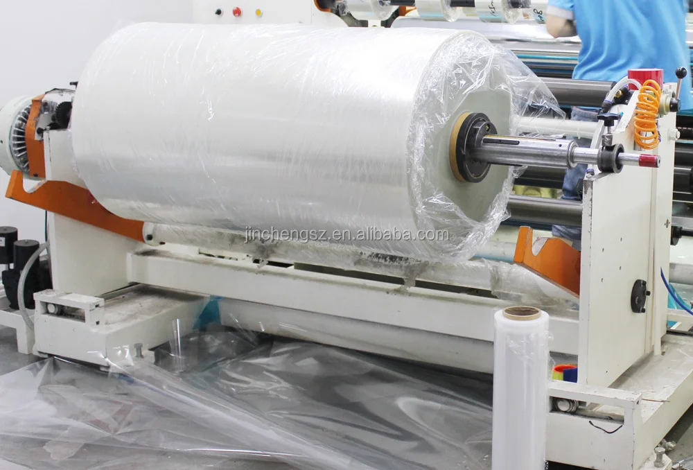 Automatic Film and paper jumbo roll slitter rewinder machine