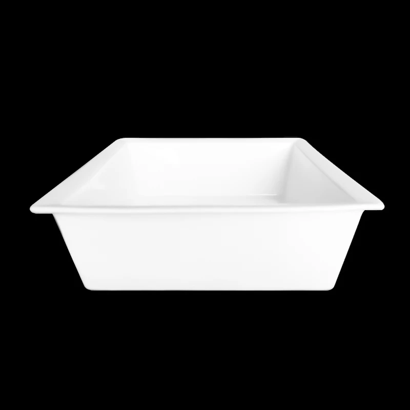 (2018Canton Fair)FIRE-KING WHITE CERAMIC OVENWARE BAKING CASSEROLE DISHES
