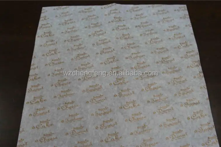 Дешевая смазочная бумага для упаковки гамбургеров/оберточная бумага для сэндвичей