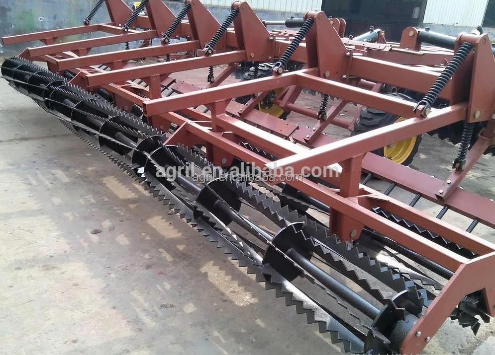 huge duty farm tractor use hydraulic combined land preparation machine with disk harrow, disk plough