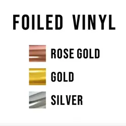 Custom Gold Silver Foil Transparent Printing Packaging Clear Vinyl Gold Stickers
