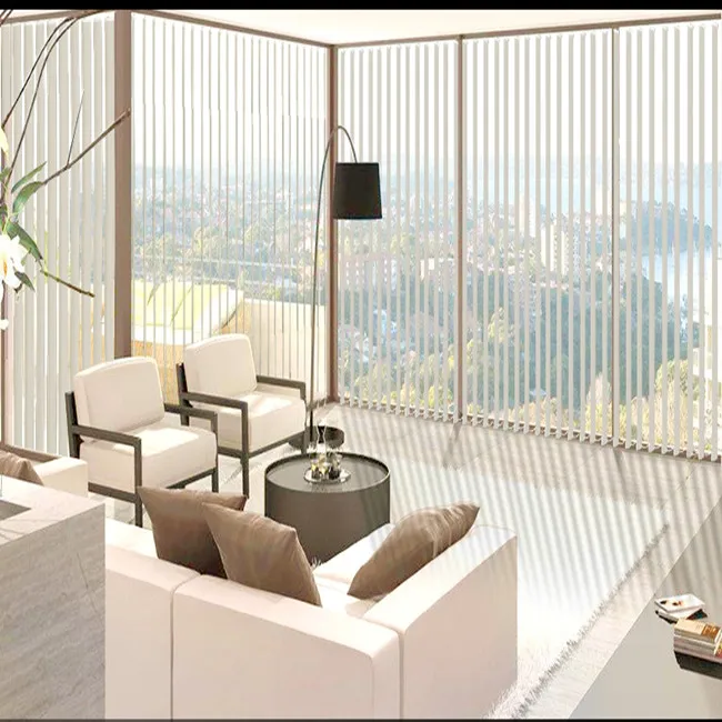 best selling good quality adjustable motorized vertical blind curtains