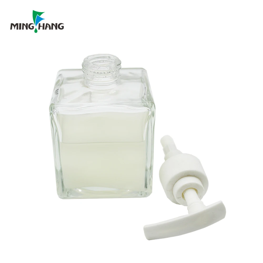 200 мл квадратная стеклянная бутылка для шампуня стеклянный лосьон для тела 250 мл пена 300 мл 400 мл бутылка для насоса оптовая продажа