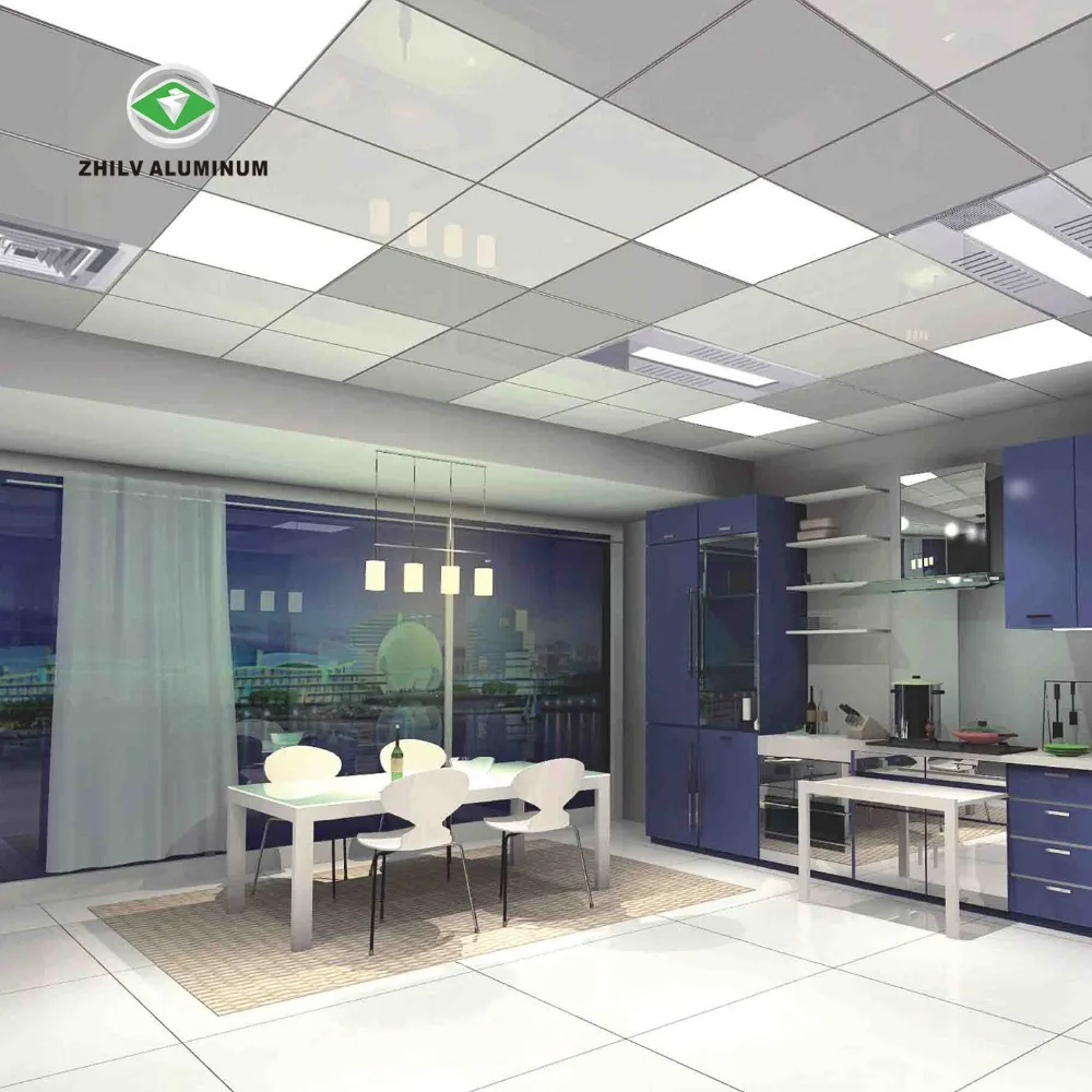 Хорошее качество 600*600 использованная алюминиевая акустическая потолочная панель для продажи для кухни