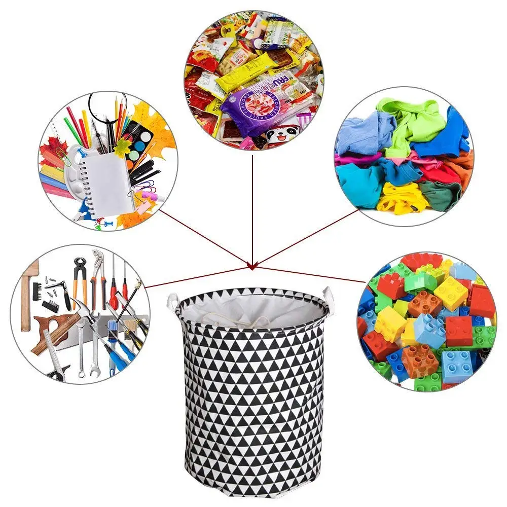 Large Pop-Up Canvas Laundry Hampers