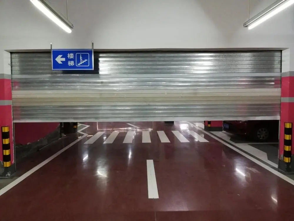 Motorized security fire proof roller shutters