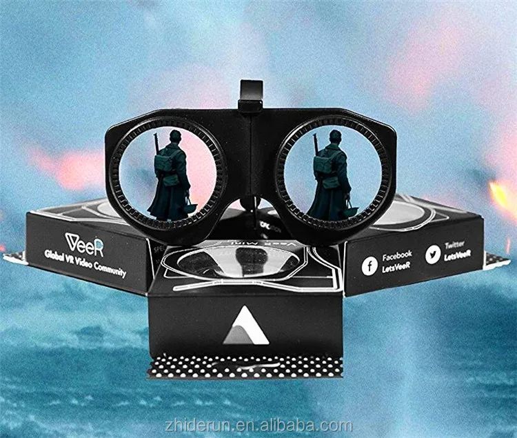 Карманные складные 3d-очки виртуальной реальности для Android iOS Windows смартфонов 4,0-6,5 Дюймов