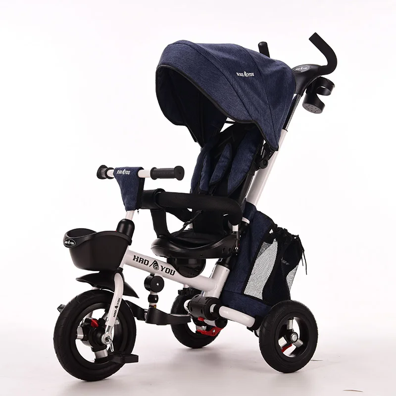 Высококачественный детский трехколесный велосипед 4 в 1, Прямая продажа с завода, детский трехколесный велосипед в русском стиле