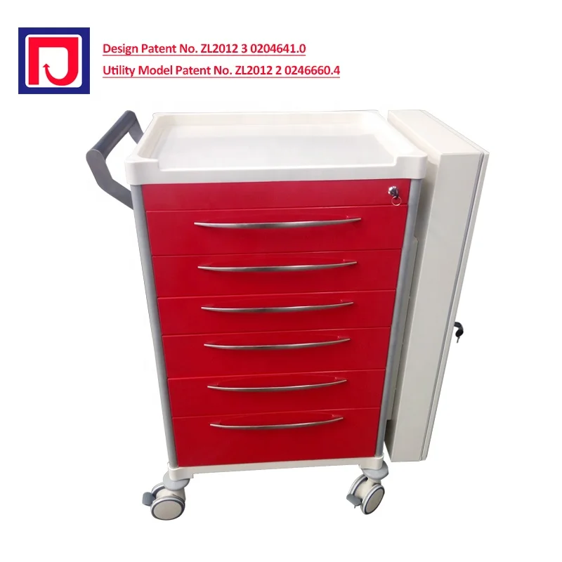Patient difficult airway cart hospital medical trolley