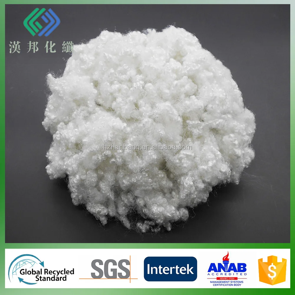 recycled polyester staple fibre 7D/15Dmm HC