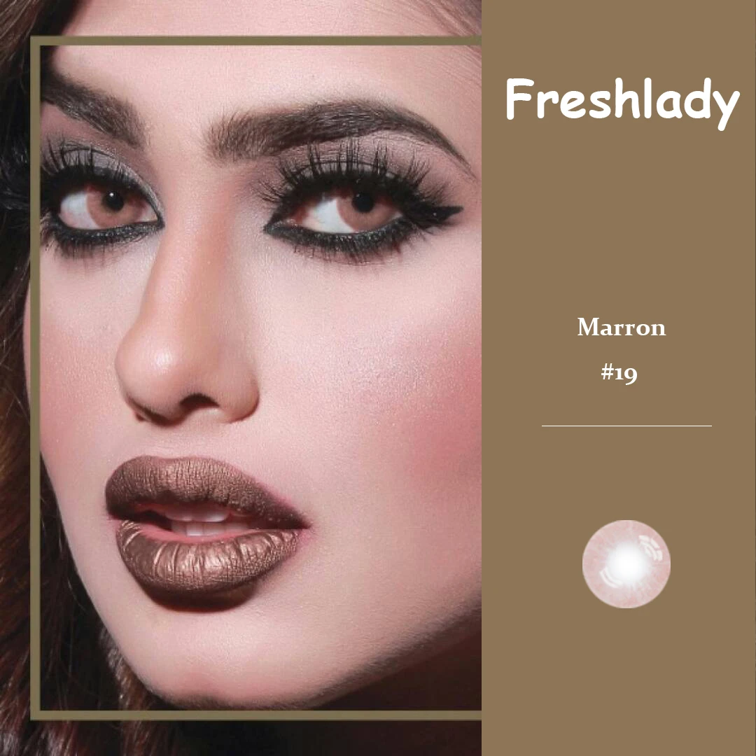 Top Quality made in korea sky marron lumirere brown gray green colored contact lenses