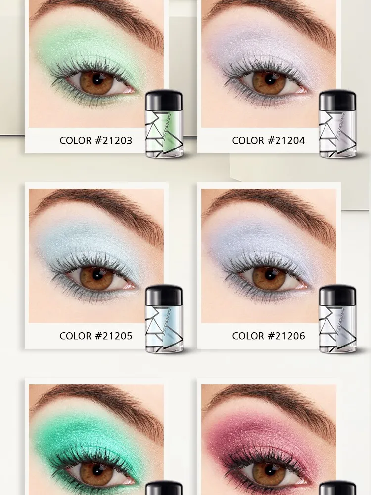 Makeup Cosmetics Eyeshdow Glitter Highlighter Shimmer Pigmented Eyeshadow Powder Eye glitter Loose Powder