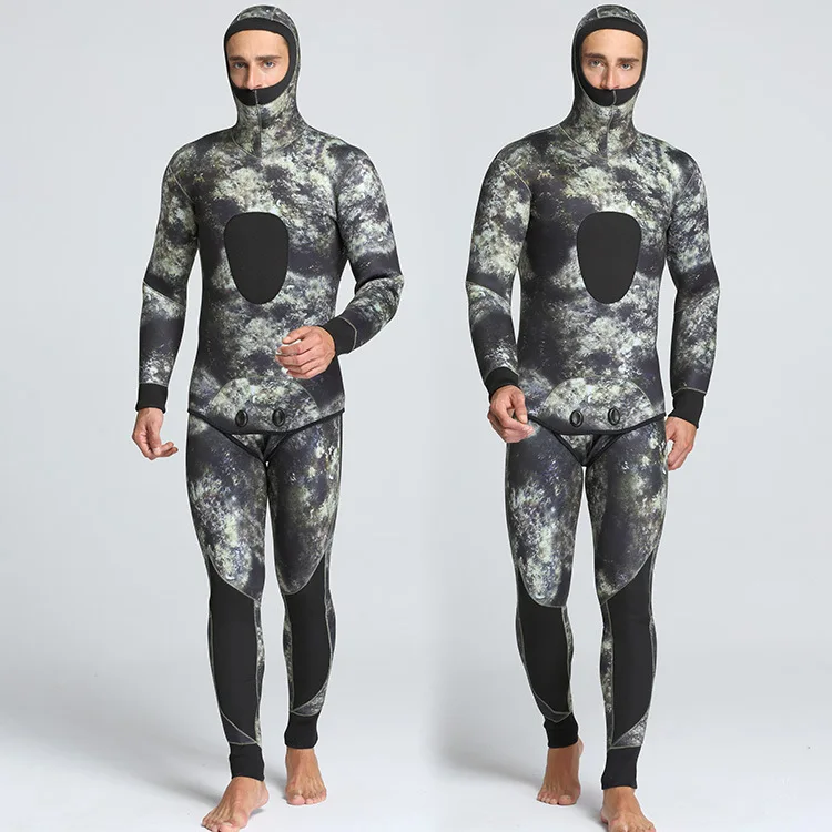 Wholesale Diving Suit Men 5mm Full Surfing Wetsuit Hoodie Snorkeling Jumpsuit