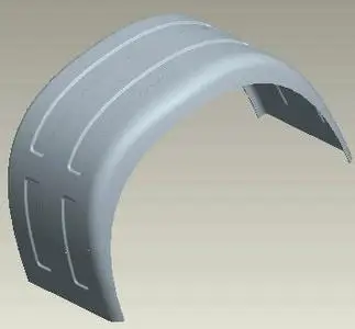 Пластиковая вращающаяся форма для автомобильного крыла с OEM обслуживанием изготовленная из