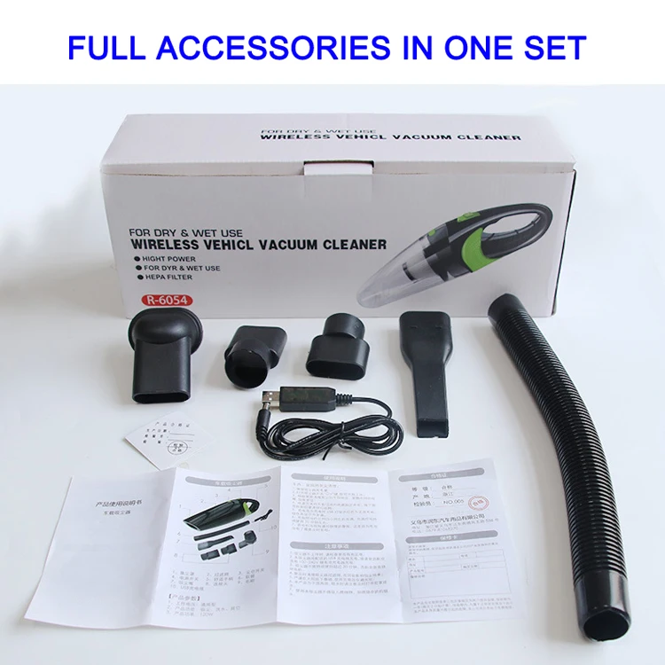 
Family and car multi-use USB charging wireless portable 12v vacuum wash cleaner in low price 