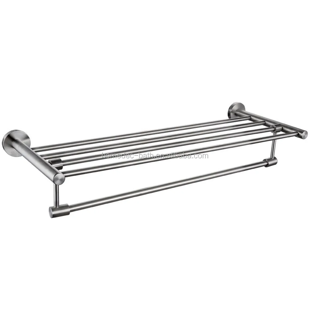 
Bathroom Stainless Steel Towel Shelf Towel Rack Hotel shelf Metal Rack Shelf 
