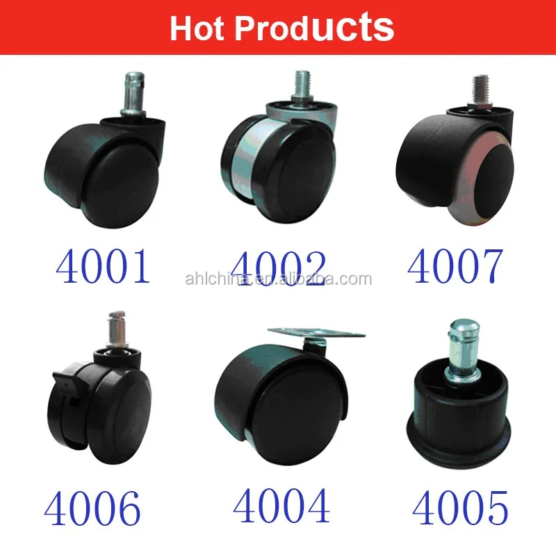 
castor office chair spare parts /fitting for furniture 
