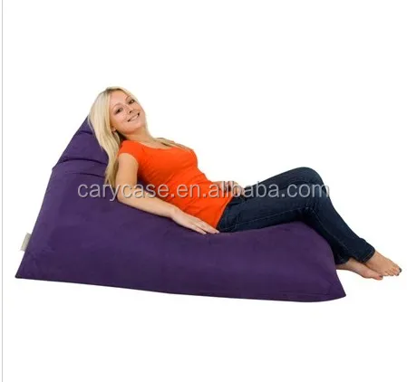 INDOOR HOT PINK Faux Suede beanbag chair, living room cube bean bag waterproof bean bag chairs