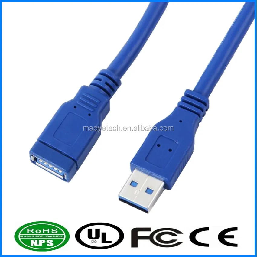 Factory Direct Wholesale USB3.0 Type A Male to USB 3.0 Type A Female Extension Power Supply Cable