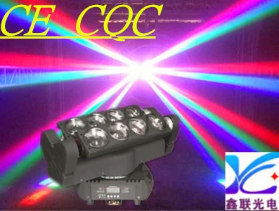 Перемещение головы печатной платы освещения фермы подъема 8 шт. * 10 Вт RGBW 4in1 из светодиодов паук свет