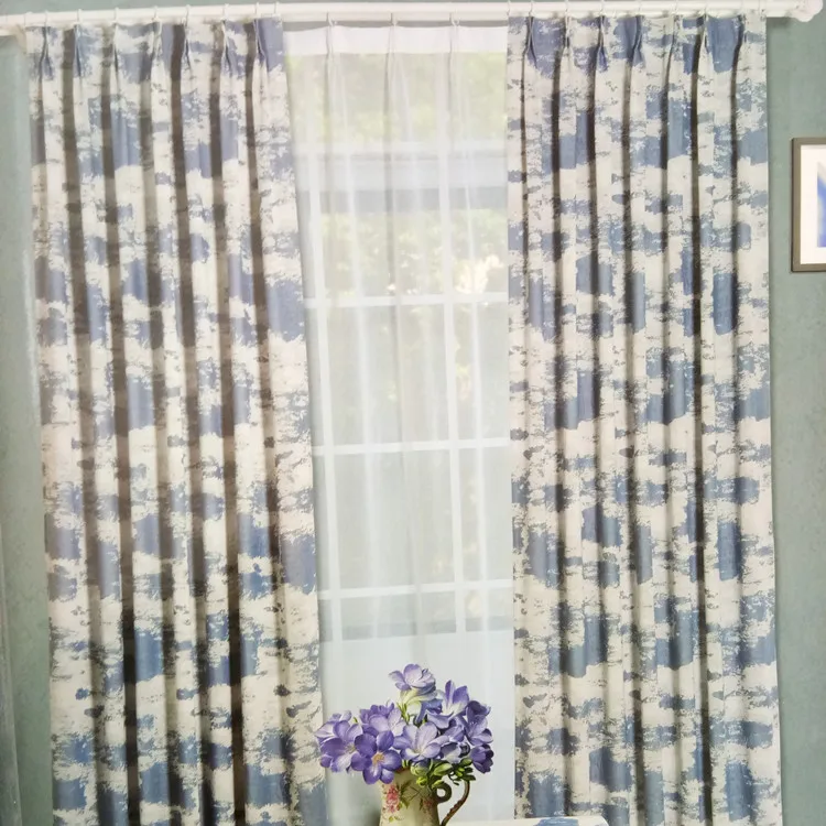 Newest Design Nice Pattern Jacquard Room Darkening Curtain for living room
