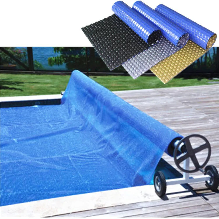 Cheap price PE bubble foam automatic swimming pool solar cover