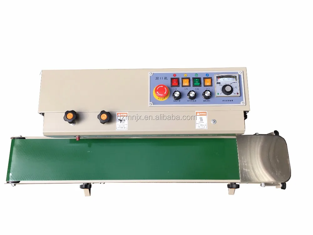 Portable Mini Soild Ink Continuous Horizontal Band Sealing Machine for envelope