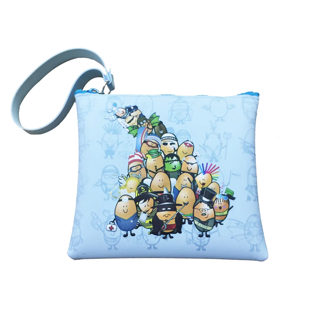 Custom Cartoon Kids Silicone Pouch Coin Purse 3D soft toy pvc custom wallet coin bag