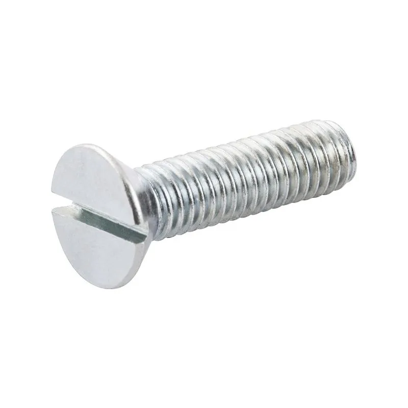 Stainless Steel A2 SS304 Slotted Countersunk Head screw Carbon steel slot pan head screw