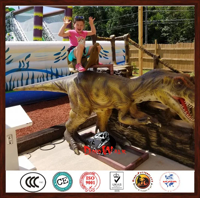 Dino0056 Animatronic walking dinosaur amusement rides for sale