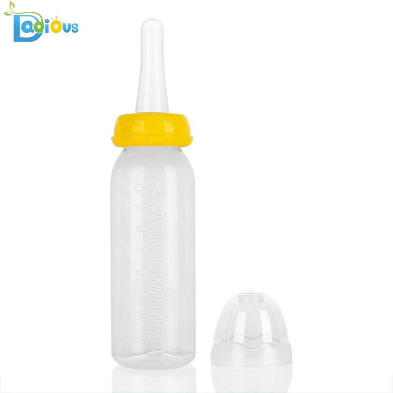 ABDL BPA Free Adult Baby Feeding Milk Bottle 240ML Welcome OEM Sheep feeding bottle