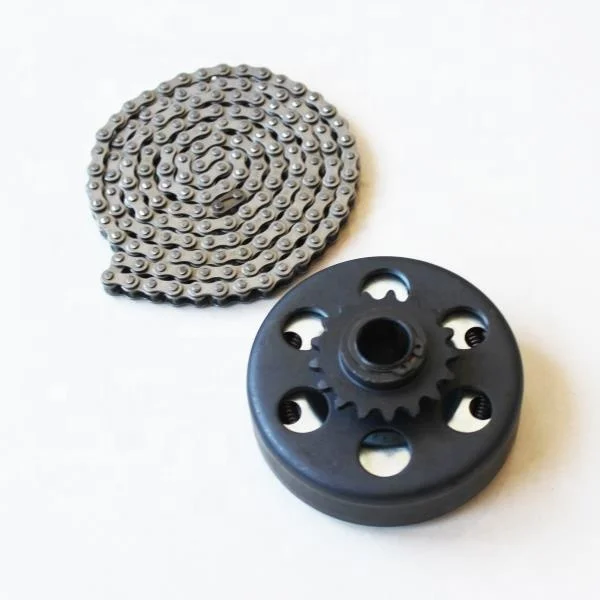 Professional 17T 1 inch #35 chain centrifugal clutch with chain for go kart